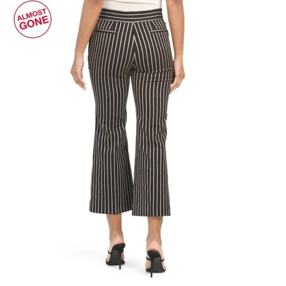 PIAZZA SEMPIONE Black/White Made In Italy Trousers